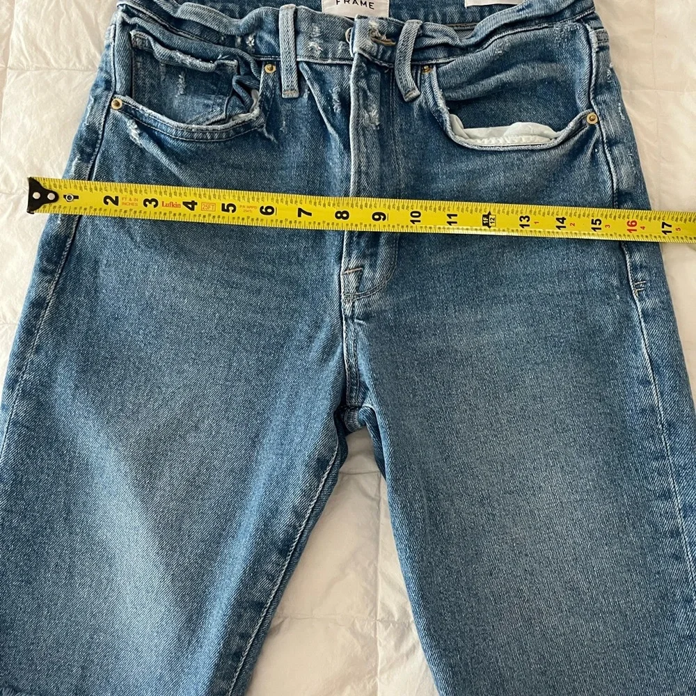 Frame Denim Women's Light Blue Denim Shorts Bermudas